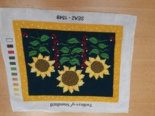 Twilleys of Stamford Completed Sunflower Needlepoint Tapestry