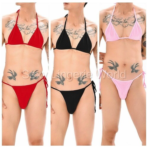 Men bra underwear lingerie set - lingerie,