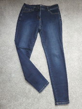 LADIES SIZE 12 REG DARK BLUE TU SKINNY JEANS SAINSBURY EXCELLENT USED CONDITION
