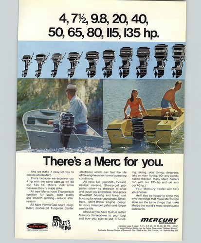 1971 paper outboard motor - 1971, ad