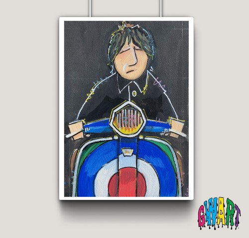 Vespa lambretta scooter - vespa,