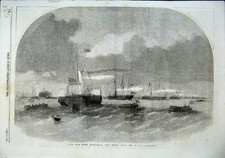 Original Old Antique Print Gun