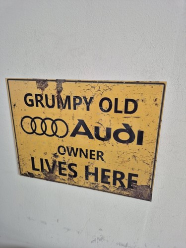 Grumpy audi driver - audi, tin
