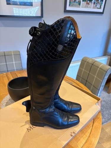 Long leather riding - leather,