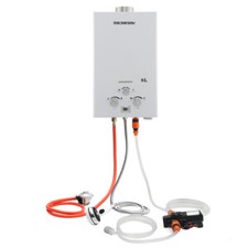 8L Tankless Gas Water Heater LPG Propane Instant Boiler Shower Set Outdoor