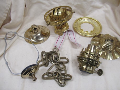 Brass oil lamp parts - brass,