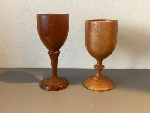 Pair vintage wooden - pair, of