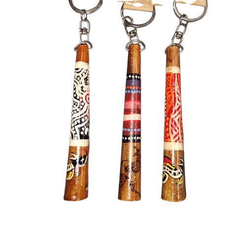 Wooden didgeridoo keyring - didgeridoo,