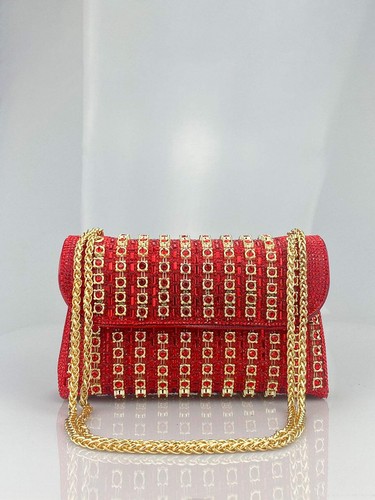 Rhinestone embellished evening - rhinestone,