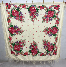 Vintage Silk Printed Floral