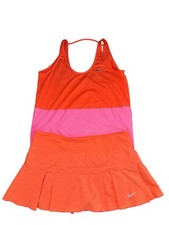 Nike Tennis Dri-Fit Womens Top & Skirt Outfit/Set Size Large