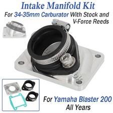 For All Yamaha Blaster 200 Flow Control Carb Intake Manifold 35-38 mm Carburator
