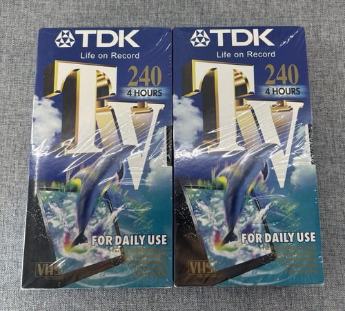 Tdk 240 vhs video - vhs, tape