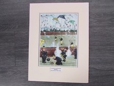 Hague Convention Defied Tommy Scalder Mounted Heath Robinson Hand Coloured Print