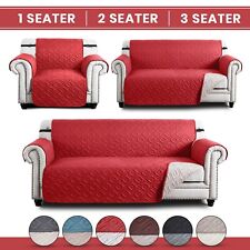 Reversible Sofa Slip Covers Waterproof Couch Cover Pet Protector Quilted Throws