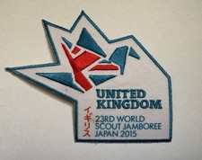 23rd World Scout Jamboree 2015 Badge Japan UK Contingent Unit - Participate