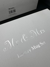 Mr & Mrs Luxury Mug Set New