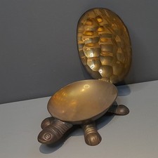Vintage Solid Brass Tortoise