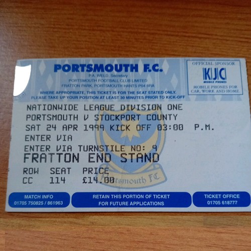 Ticket 1998 1999 - ticket, :