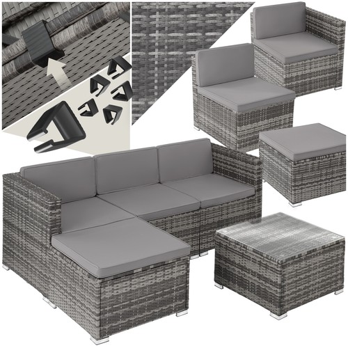 Rattan garden furniture corner - furniture,