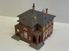 Faller N Gauge Kit Built Continental Railway Station Building