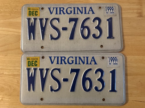 Vintage virginia number plate - virginia,