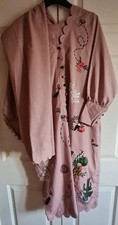 Women Pink Dress Embroidered Kurta Nishat Khaadi Sana Safinaz Limelight Shirt