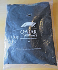 QATAR AIRWAYS F1 Business Class Pyjamas + Slippers Size L - New/Sealed
