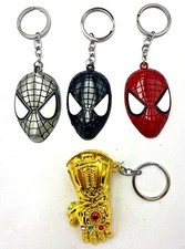 Avengers Marvel Heros Spider Iron man Thor Thanos Captain America Key Ring Chain
