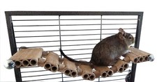 Rope bridge platform shelf - platform, for
