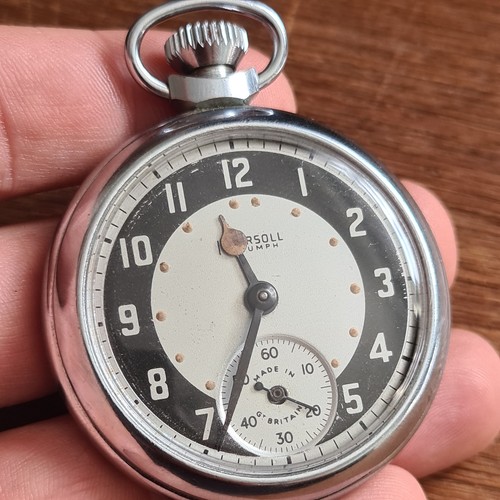 Vintage metal ingersoll pocket - metal,