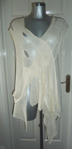 Zuza bart cream linen knitted - zuza,