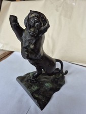 Rare Bronze Roaring Panther