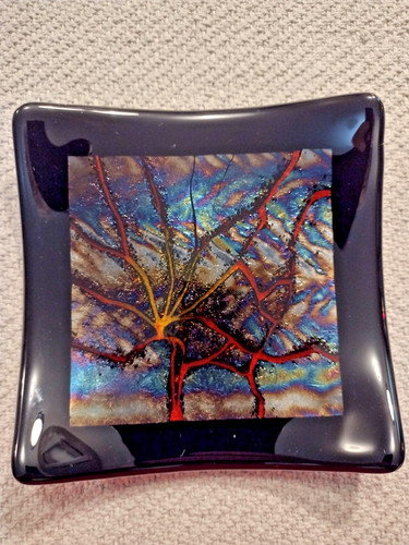 Art glass modern - glass, iridescent