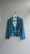 Noa Noa Teal Wool Tweed