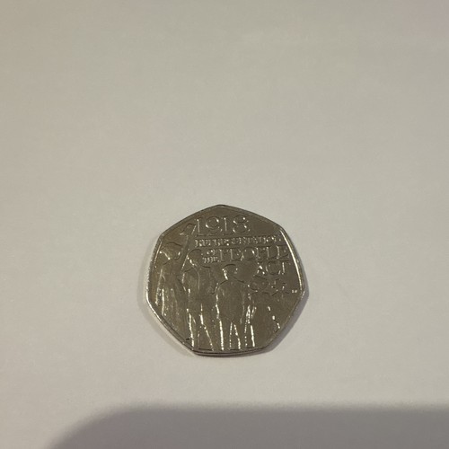 2018 50p coin - 2018, uk