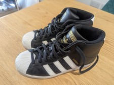 Adidas Superstar Up Wedge Black Trainers - UK Size 6