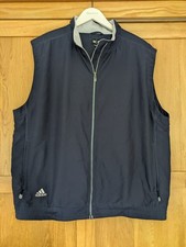 Vintage 2000'S Adidas CLIMASHELL WIND fleece vest Gilet ~ size 2XL Golf