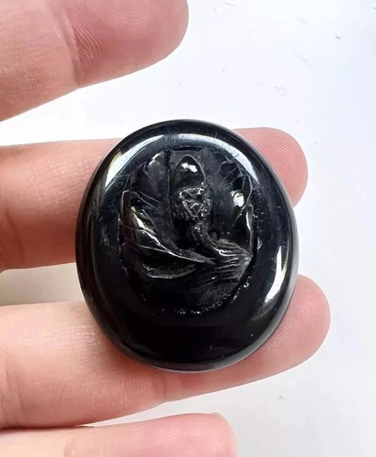 Antique victorian whitby jet - victorian,