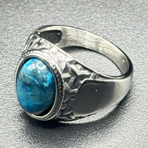 Silver tone ring - silver,