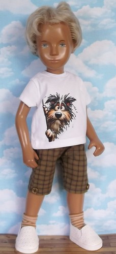 Piece peeking dog check - a,