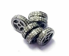 6MM Diamond Spacer Rondelle