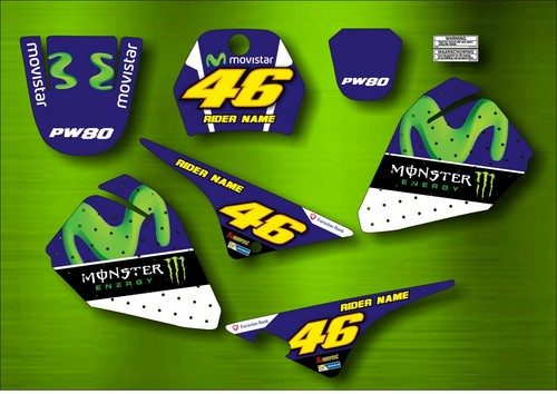 Yamaha rossi graphics - yamaha, pw