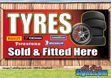 TYRES BANNER SALE FOR OUTDOOR