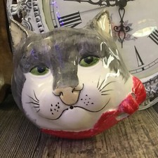 VINTAGE BABBACOMBE CAT STRING WALL PLAQUE DISPENSER PHILIP LAURESTON ENGLAND