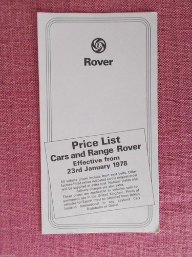 1978 range rover - rover, &