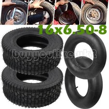 2x 16x6.50-8 Tyre / 2x Inner