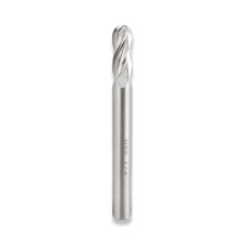 1/4" BALL NOSE END MILL HSS