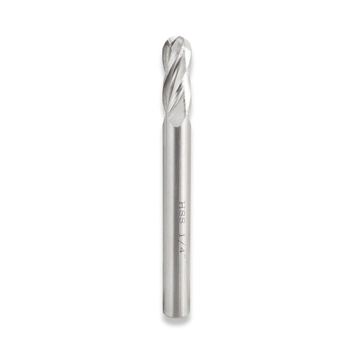 Ball nose end mill - 1/4",