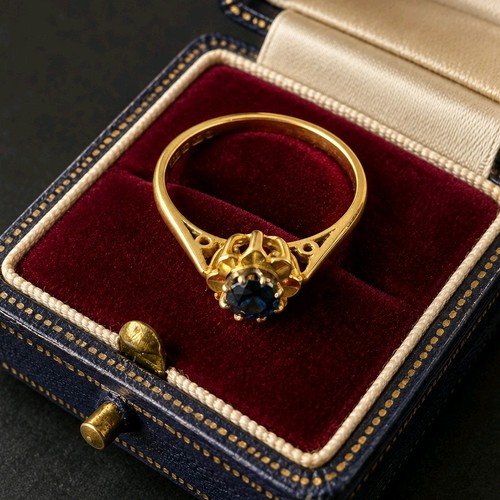 Vintage 18ct yellow - 18ct, gold